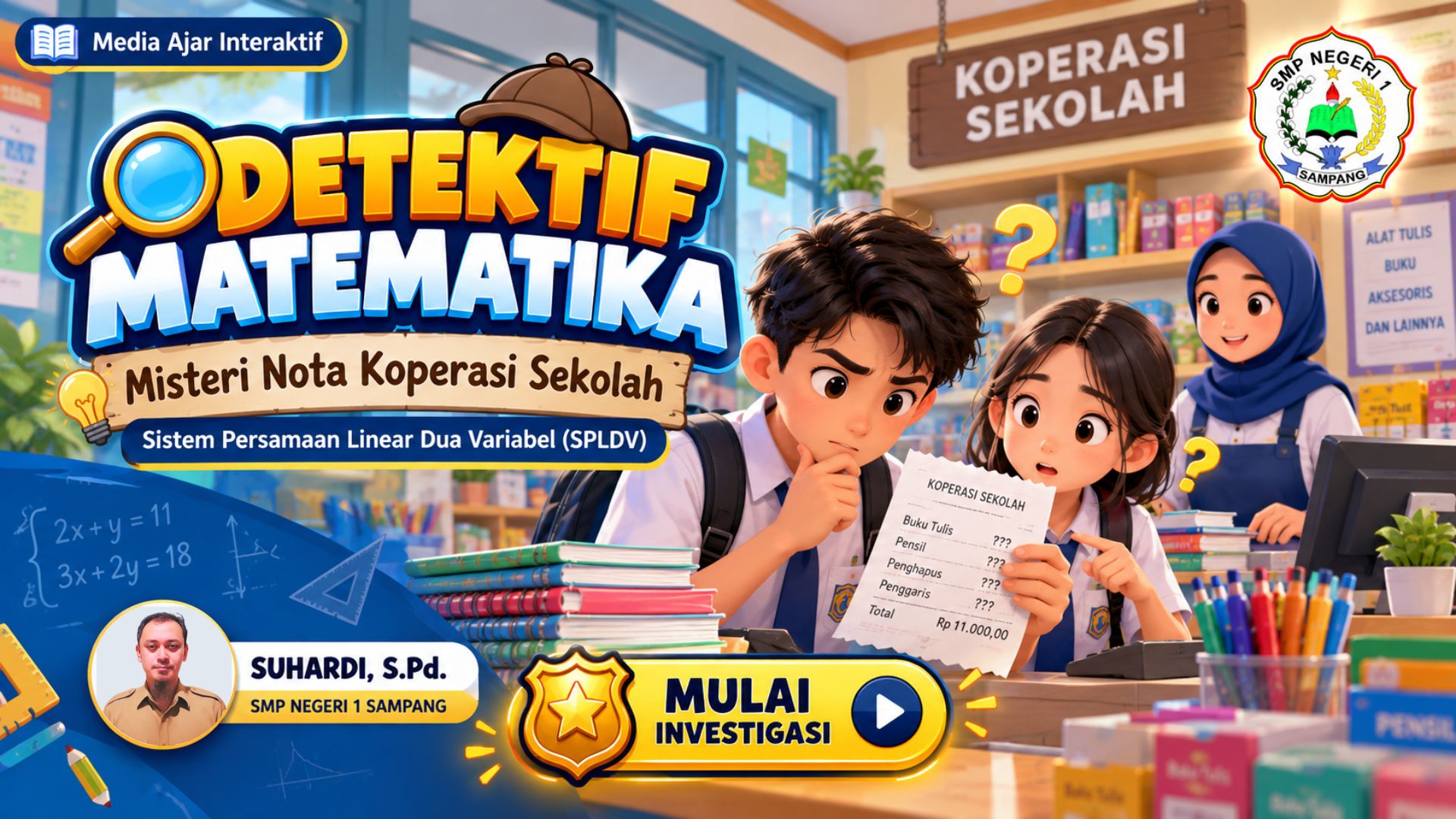 Detektif Matematika - Misteri Nota Koperasi Sekolah (SPLDV)